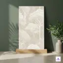 Kasper Gris Decor-1 Floral Matt Vitrified 2x4 ft 9mm tile | TL-54080-A | mockup image