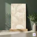 Kasper Ivory Decor-1 Floral Matt Vitrified 2x4 ft 9mm tile | TL-54080-B | mockup image