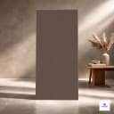 Dark brown textured porcelain floor tile slab modern matte stone finish interior tile design