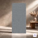 Grey granite look porcelain tile slab large format modern floor tile for living room and commercial interiors