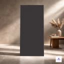 Full body matt vitrified tile with a deep carbon plain finish and fine speckled texture, ideal for creating bold, modern, and highly durable flooring in residential and commercial interiors