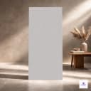 Full body matt vitrified tile with a soft dove-grey plain finish and subtle texture, ideal for creating elegant, minimal, and durable flooring in modern residential and commercial interiors