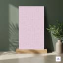 Full body matt vitrified tile featuring a stylish geometric triangular pattern in a soft rosy pink tone, designed to create eye-catching feature walls while offering excellent durability, strength, and easy maintenance