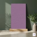 Full body matt vitrified tile featuring a modern geometric triangular pattern in a rich malva purple tone, designed to create bold and stylish feature walls while offering excellent durability, strength, and easy maintenance