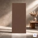 Full body matt vitrified tile featuring a rich brown base with subtle flake-speckled detailing, creating a warm textured look while offering excellent durability, easy maintenance, and long-lasting performance