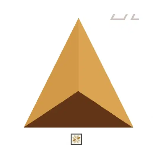 Modern 3D Look Gold Lexus Wall Panel (0.64x0.56 ft | 38 mm)-0