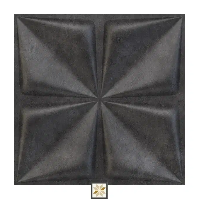 Modern Patterned Look Grey Bloom Wall Panel (1.6x1.6 ft | 15 mm)-0