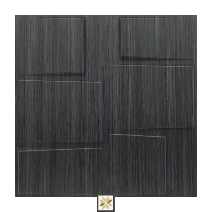 Modern Wood Look Grey Stream Wall Panel (1.6x1.6 ft | 15 mm)-0