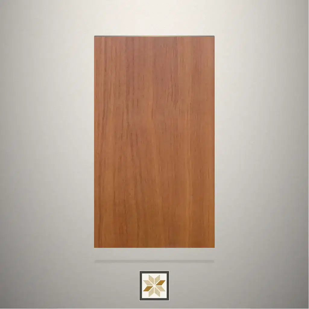 High Gloss Wooden Brown Laminate (8x4 feet,1 mm): LM-10213-0