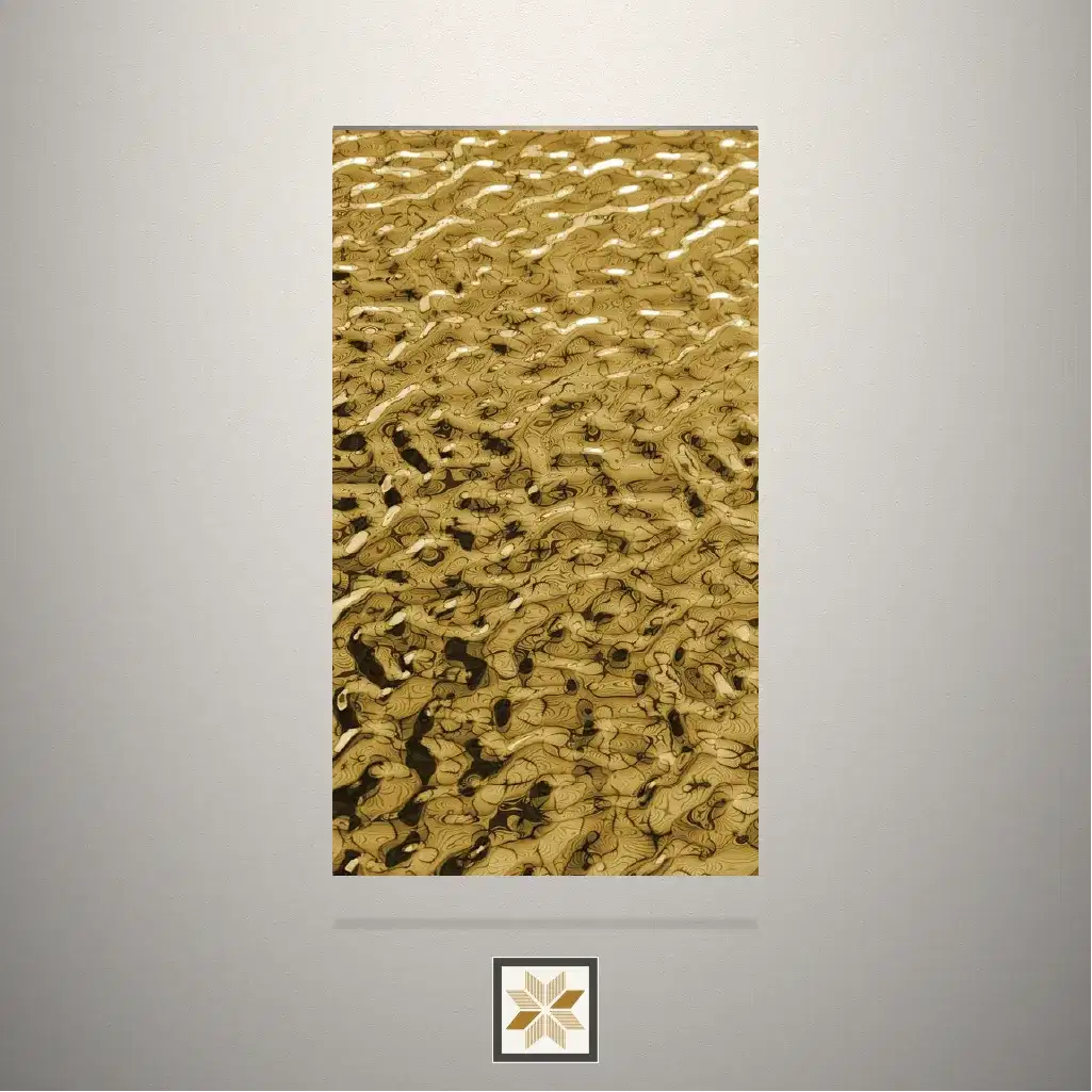 Metal Gold Laminate (8x4 feet,0.7 mm): LM-10586-0