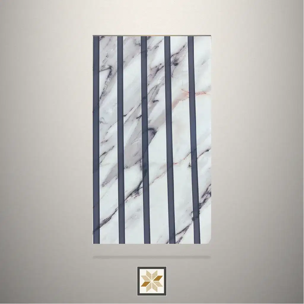 Textured Marble White Laminate (8x4 feet,1 mm): LM-10827-0