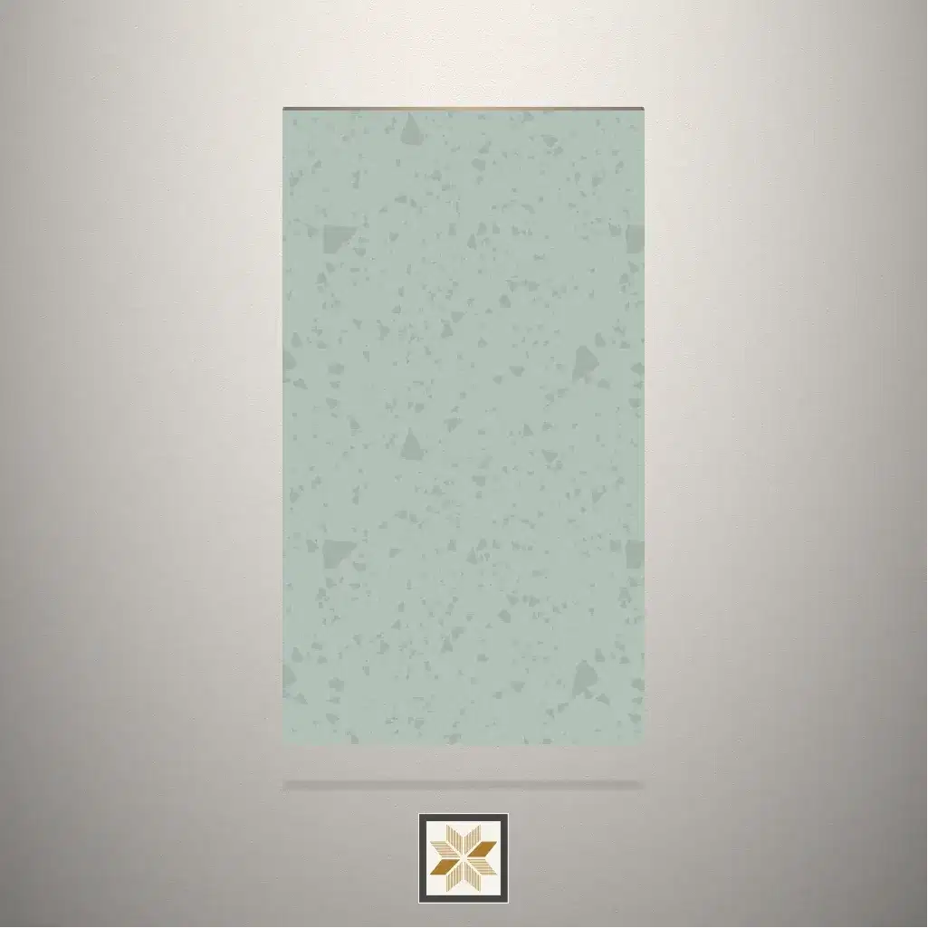 Matt Acacia Green Sparkle Glitter Green Laminate (8x4 feet,1 mm): LM-10890-0