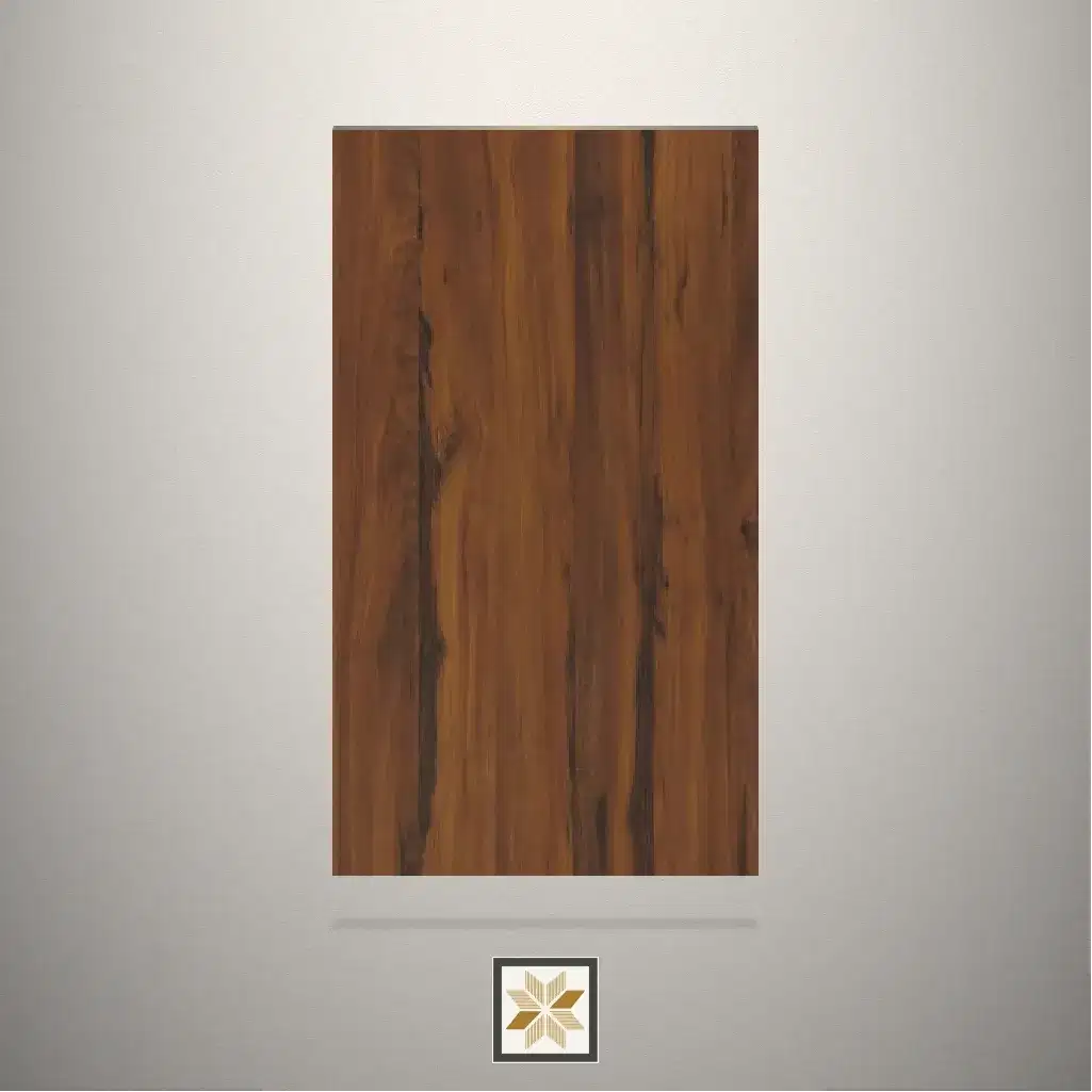 Suede Granada Elm Wooden Brown Laminate (8x4 feet,1 mm): LM-11173-0