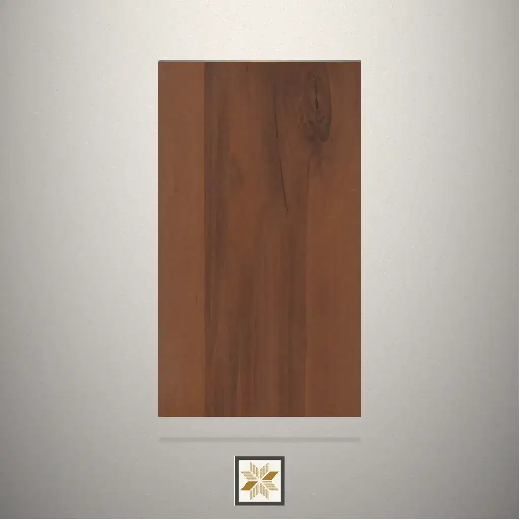 Suede Dare Walnut Wooden Brown Laminate (8x4 feet,1 mm): LM-11175-0