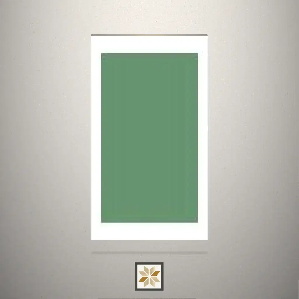 High Gloss Solid Color Green Laminate (8x4 feet,1 mm): LM-12091-0