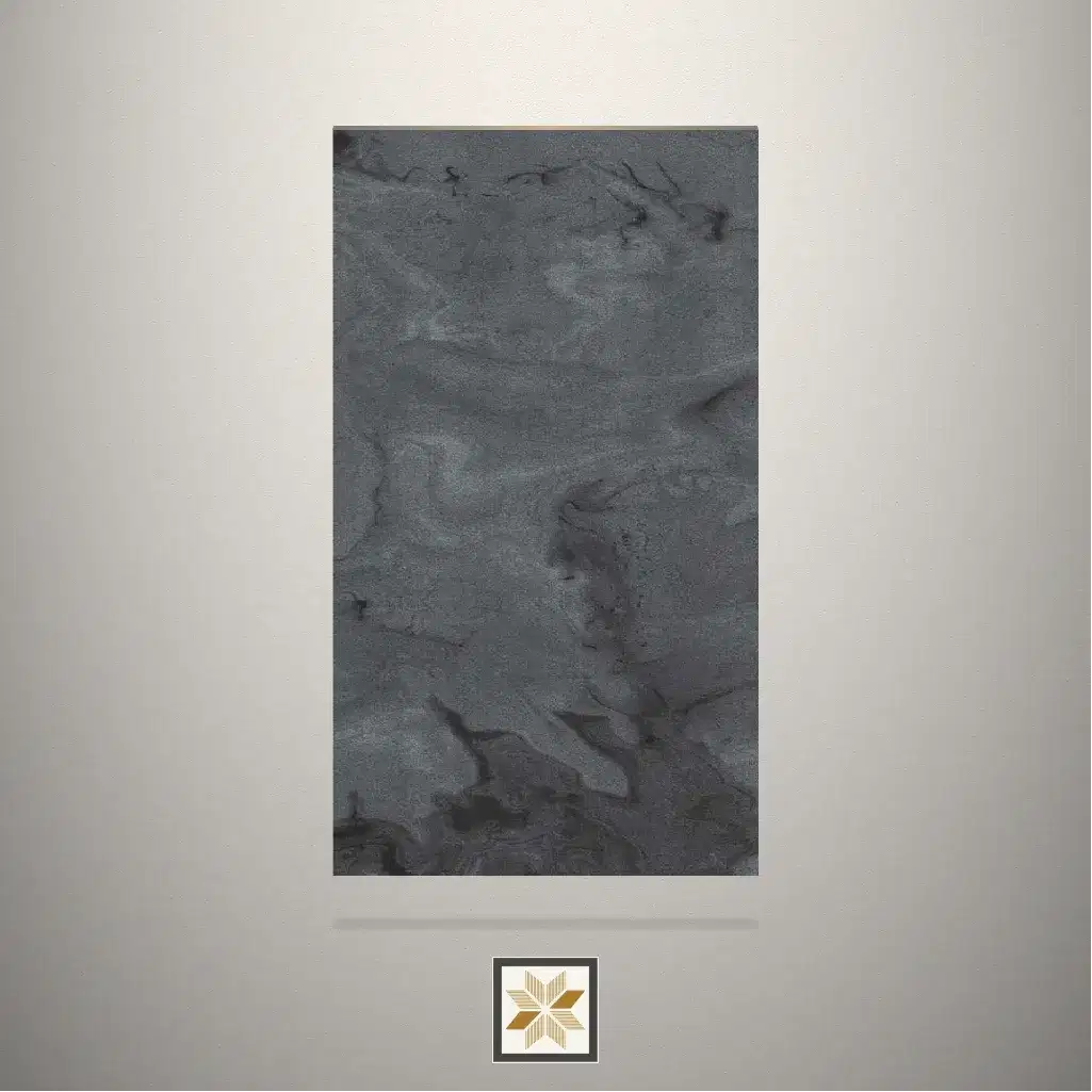 High Gloss Oriental Pear Stone Grey Laminate (8x4 feet,1 mm): LM-12692-0