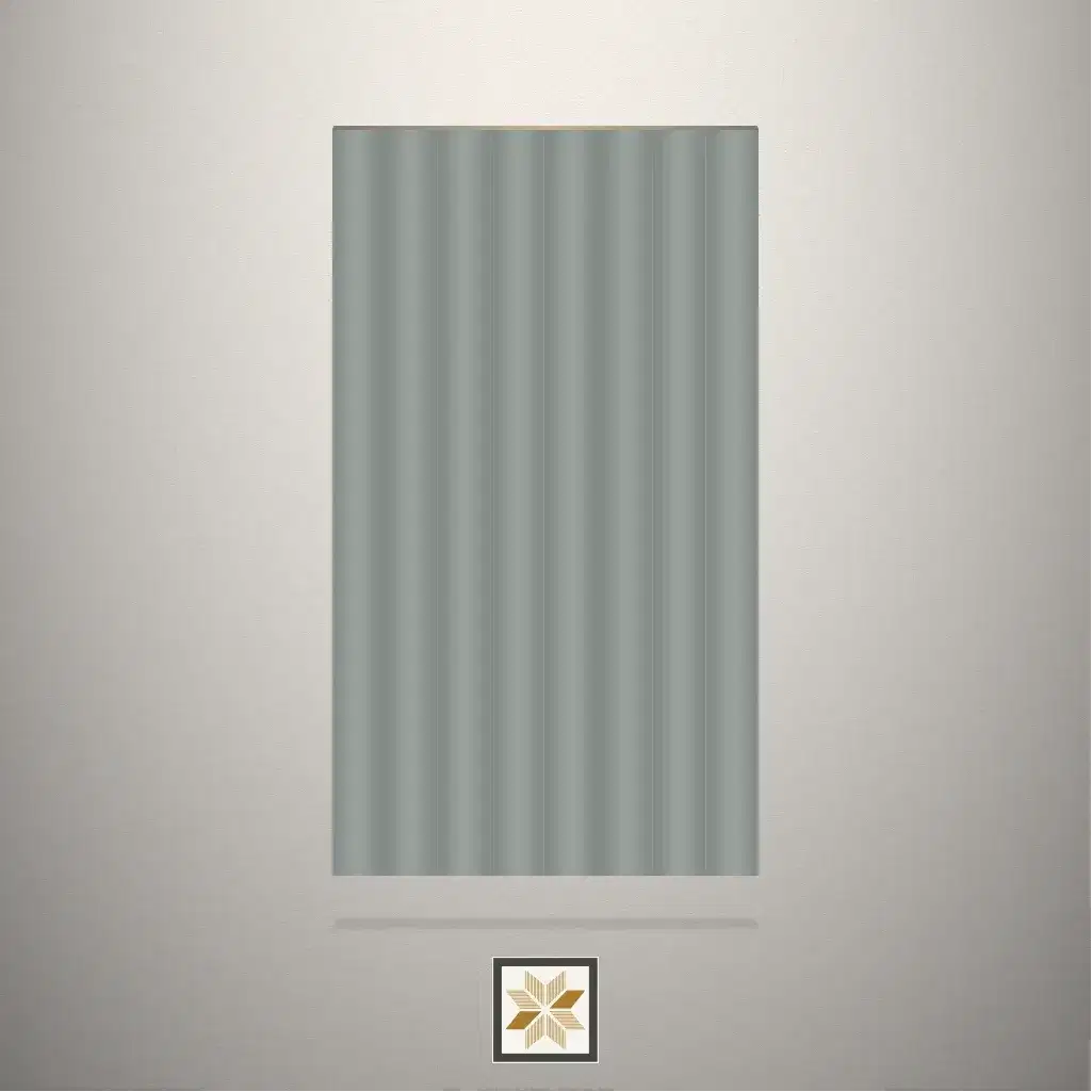 Textured Urban Bamboo Fluted Grey Laminate (8x4 feet,1 mm): LM-12724-0