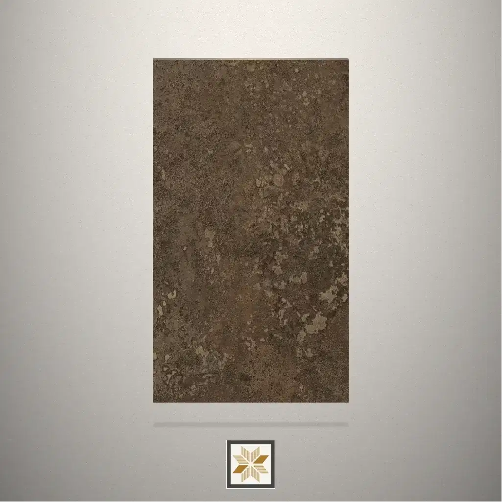 High Gloss Stone Brown Laminate (8x4 feet,1 mm): LM-12755-0