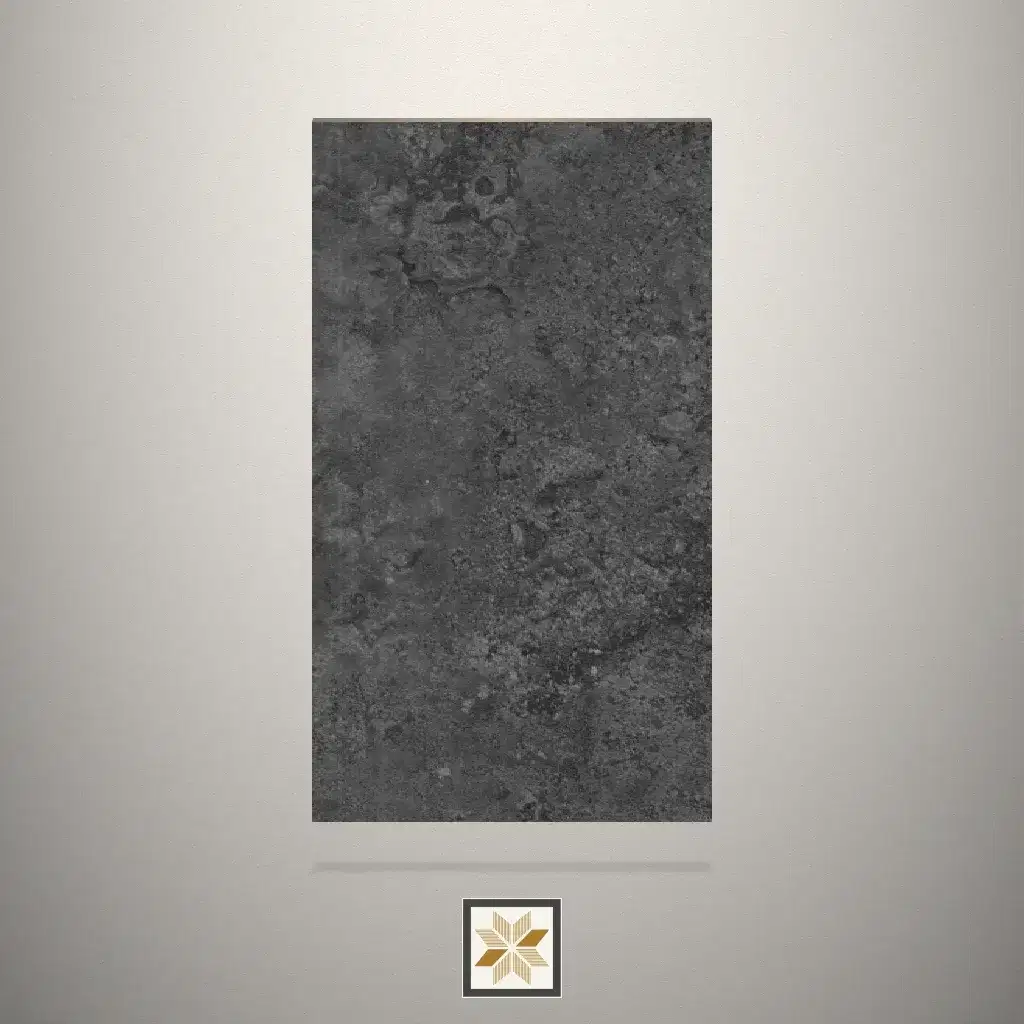 Textured Ebrace Stone Grey Laminate (8x4 feet,1 mm): LM-12811-0