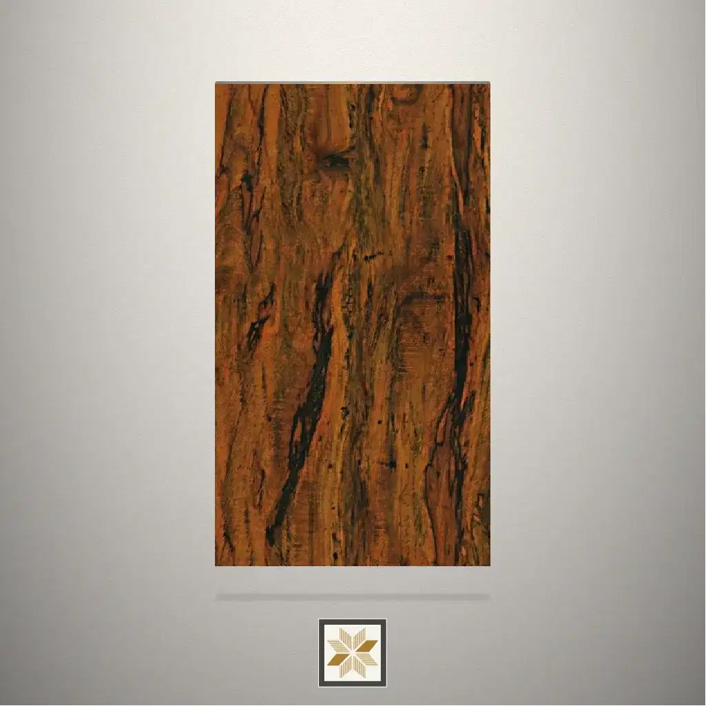 Textured Tropical Wood Wooden Brown Laminate (8x4 feet,1 mm): LM-13255-0
