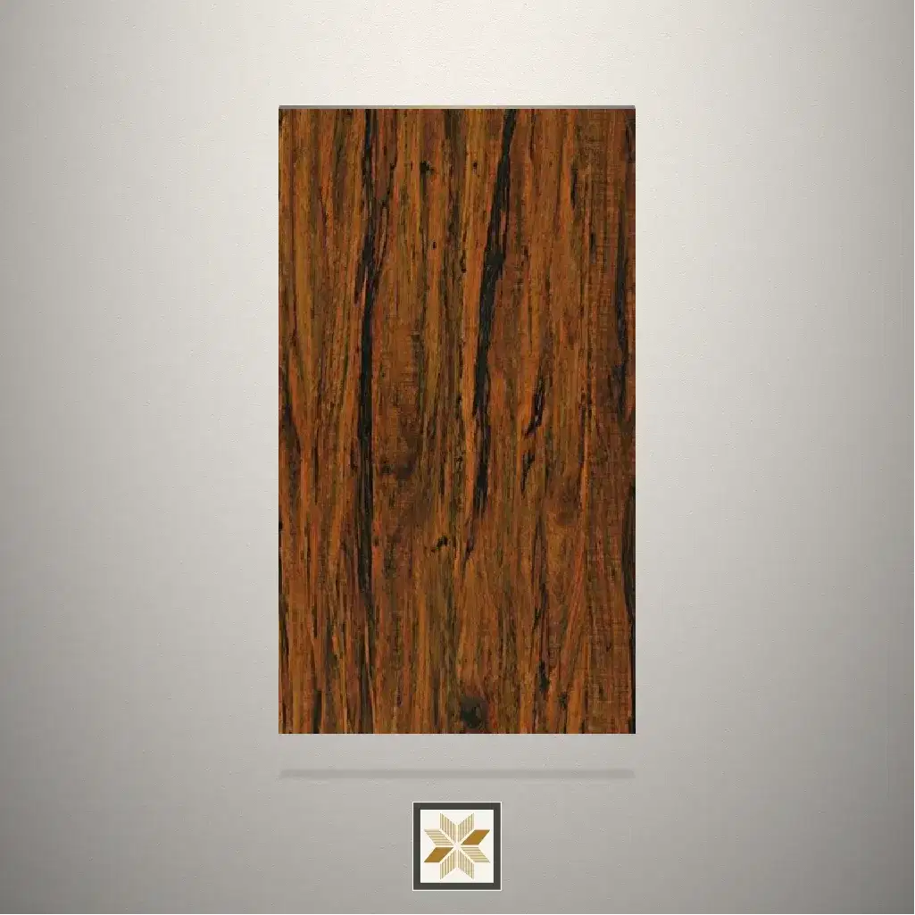 Textured Tropical Wood Wooden Brown Laminate (8x4 feet,1 mm): LM-13272-0