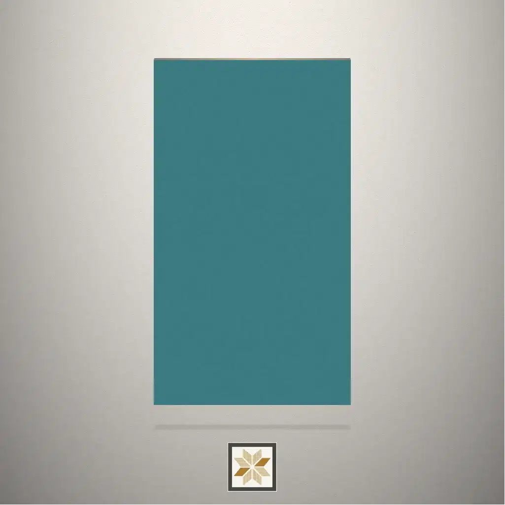 Gloss UV+ Turquoise Solid Color Blue Laminate (8x4 feet,1 mm): LM-13278-0