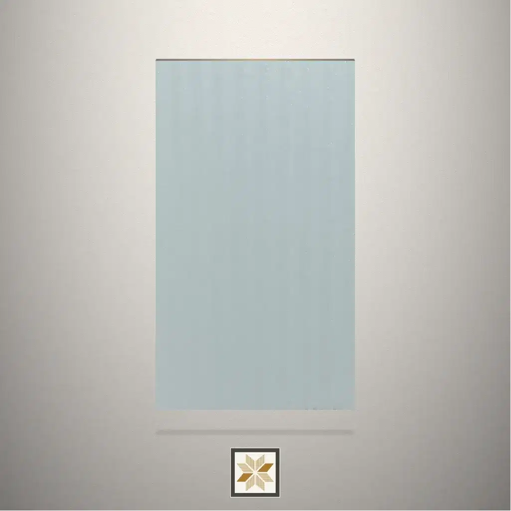 Fluted White Laminate (8x4 feet,1 mm): LM-13974-0