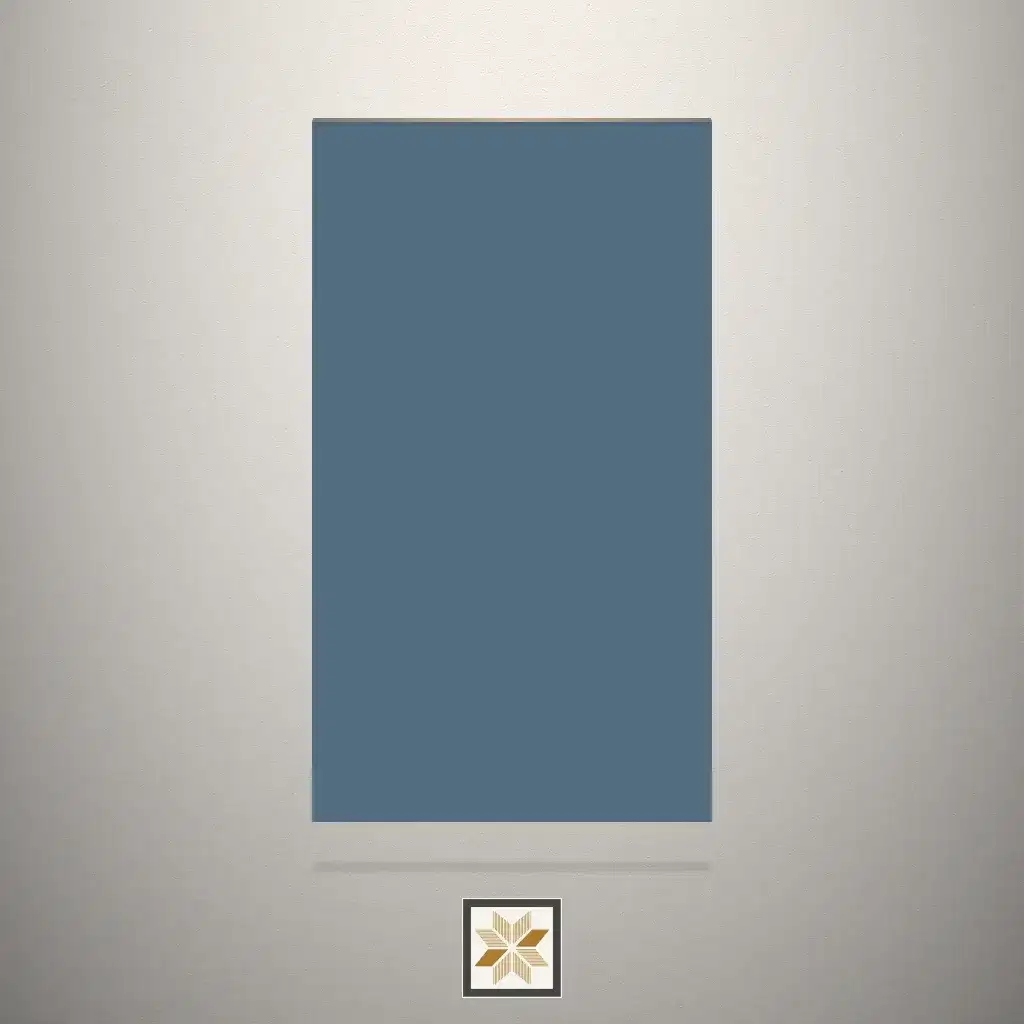 Textured Oxford Blue Solid Color Blue Laminate (8x4 feet,1 mm): LM-14312-0