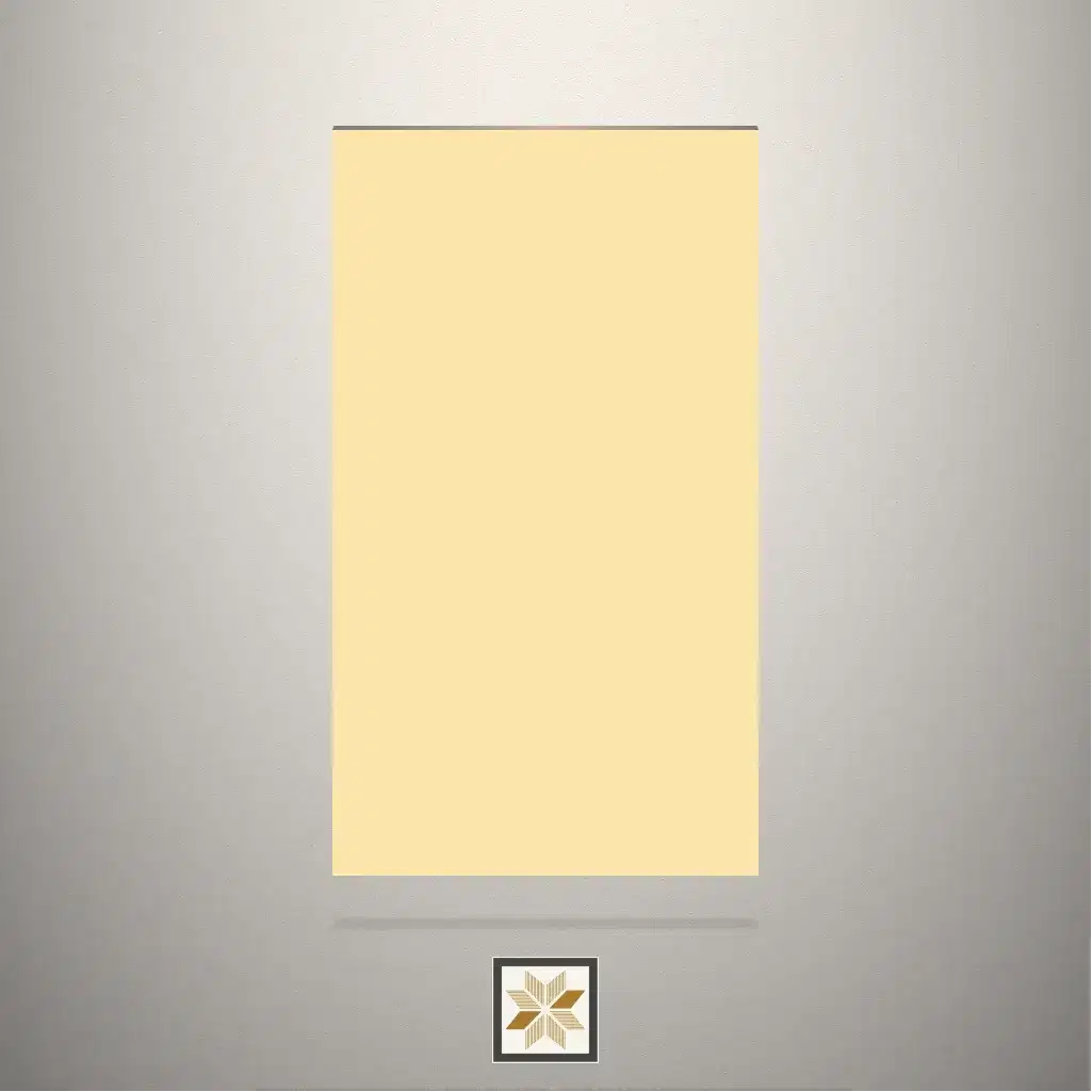 Textured Egg Nog Yellow Solid Color Ivory Laminate (8x4 feet,1 mm): LM-14341-0