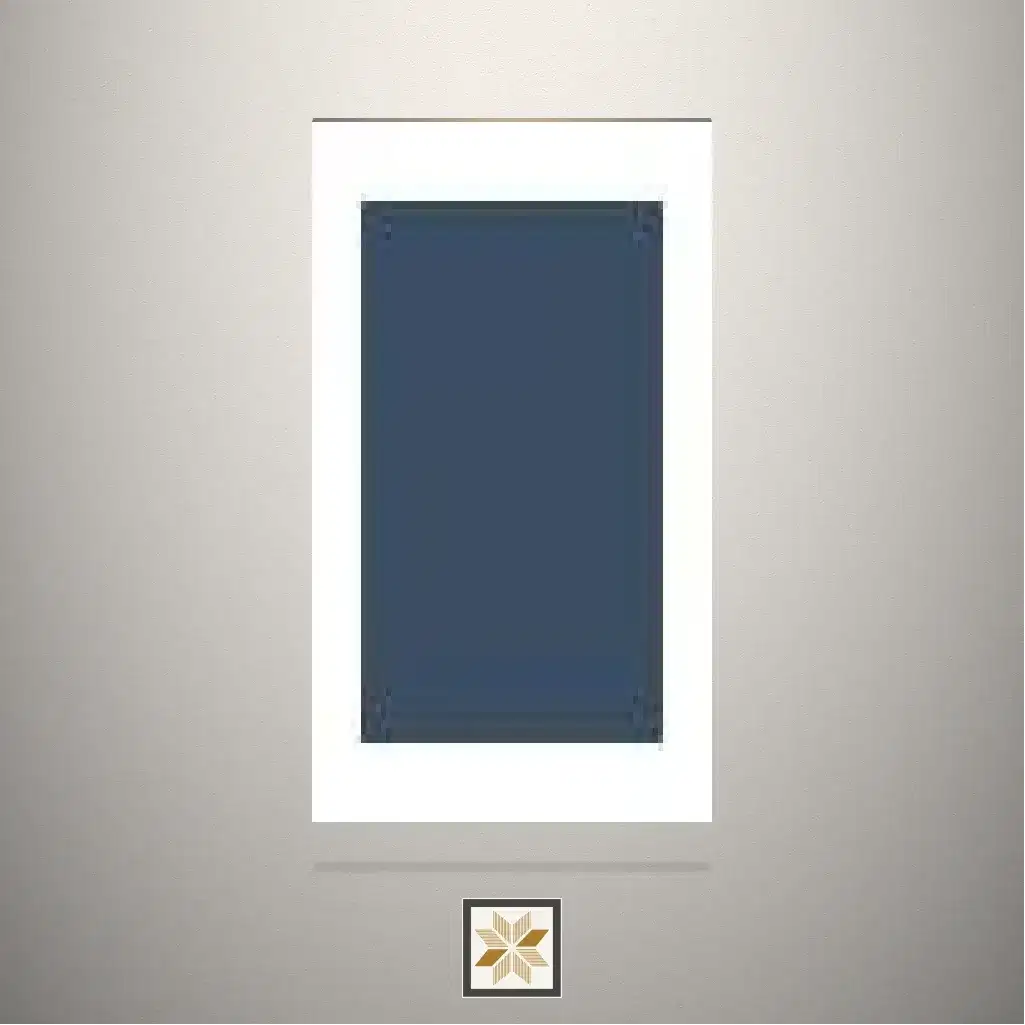 Textured Ocean Blue Solid Color Blue Laminate (8x4 feet,1 mm): LM-14448-0