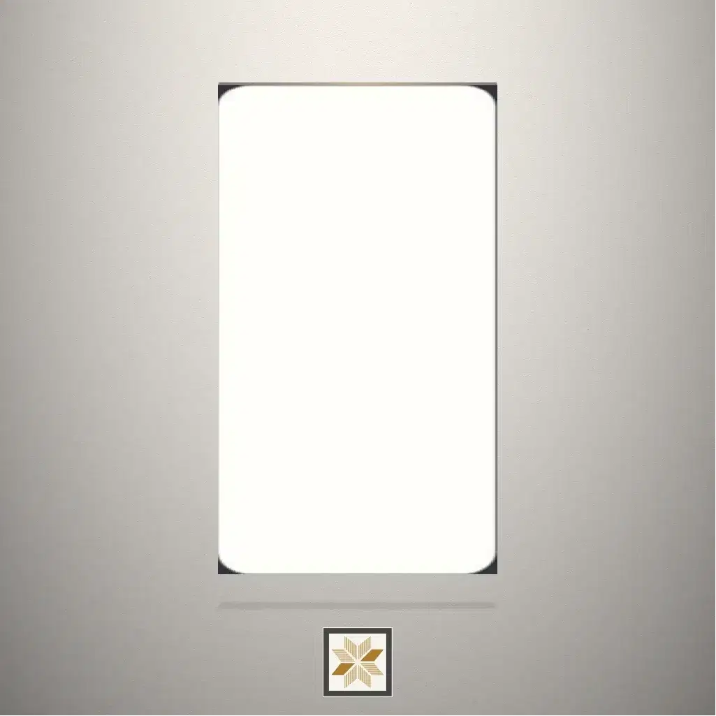 Leather Natural White Leather White Laminate (8x4 feet,1 mm): LM-15385-0