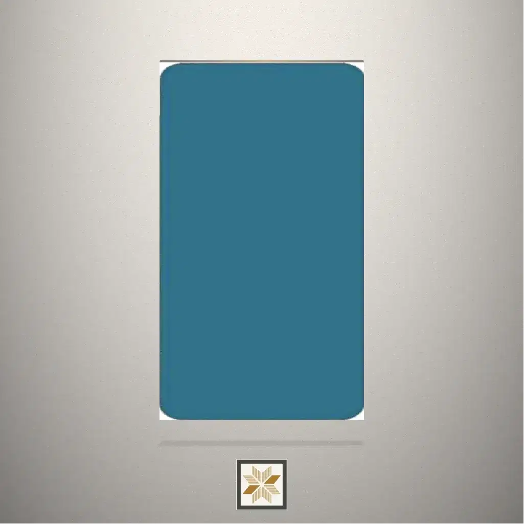 PU(Polyurethane) Sapphire Blue Solid Color Blue Laminate (8x4 feet,1 mm): LM-15400-0