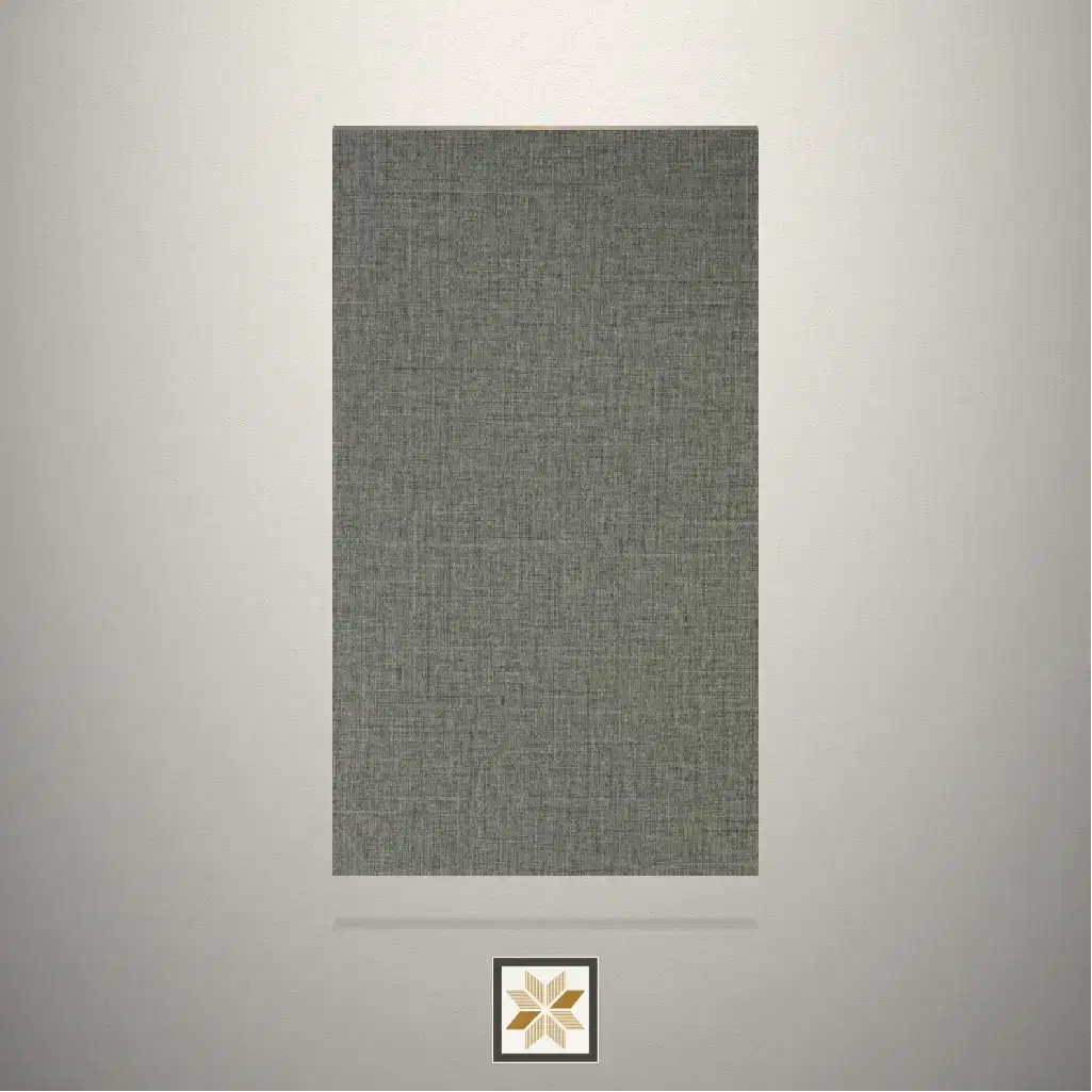 Textured Huckaba Fabric Linen Grey Laminate (8x4 feet,0.8 mm): LM-15524-0