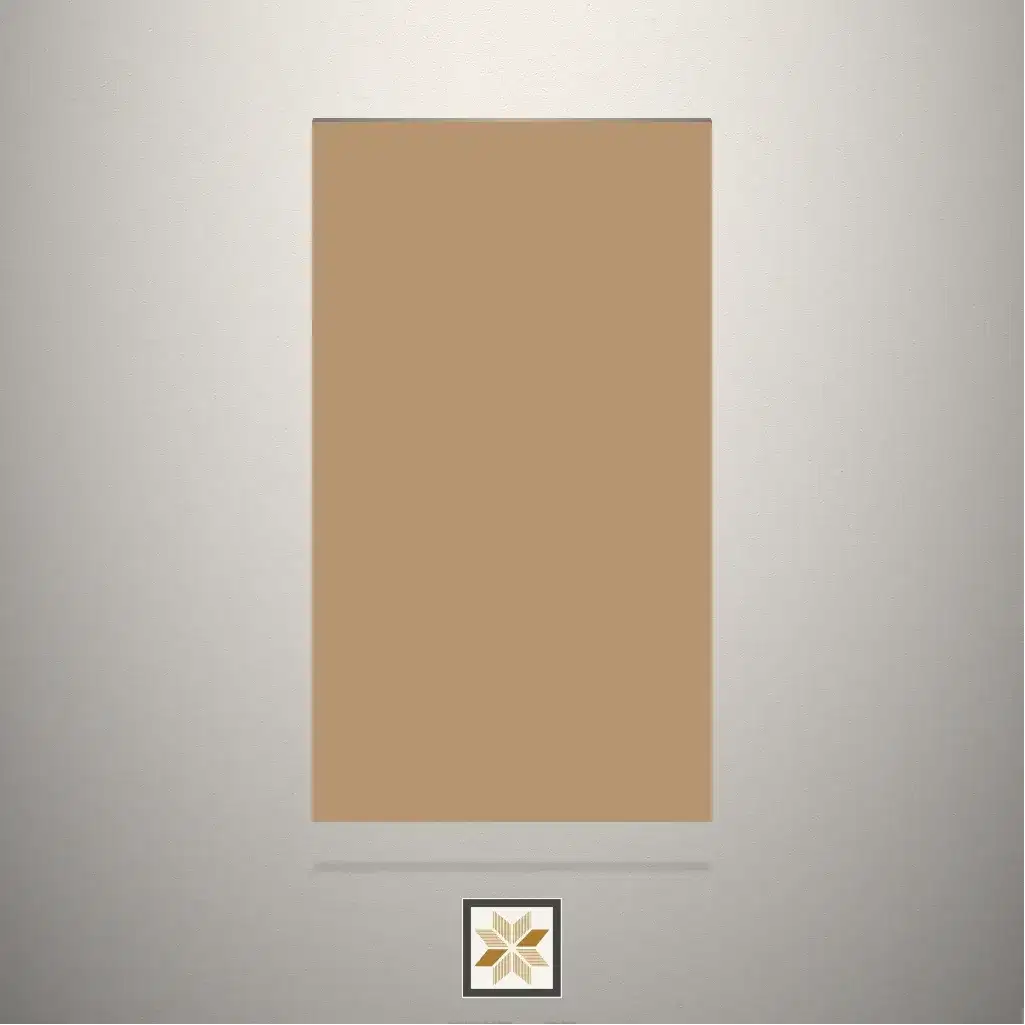 High Gloss Desert Sand Solid Color Brown Laminate (8x4 feet,1 mm): LM-15588-0