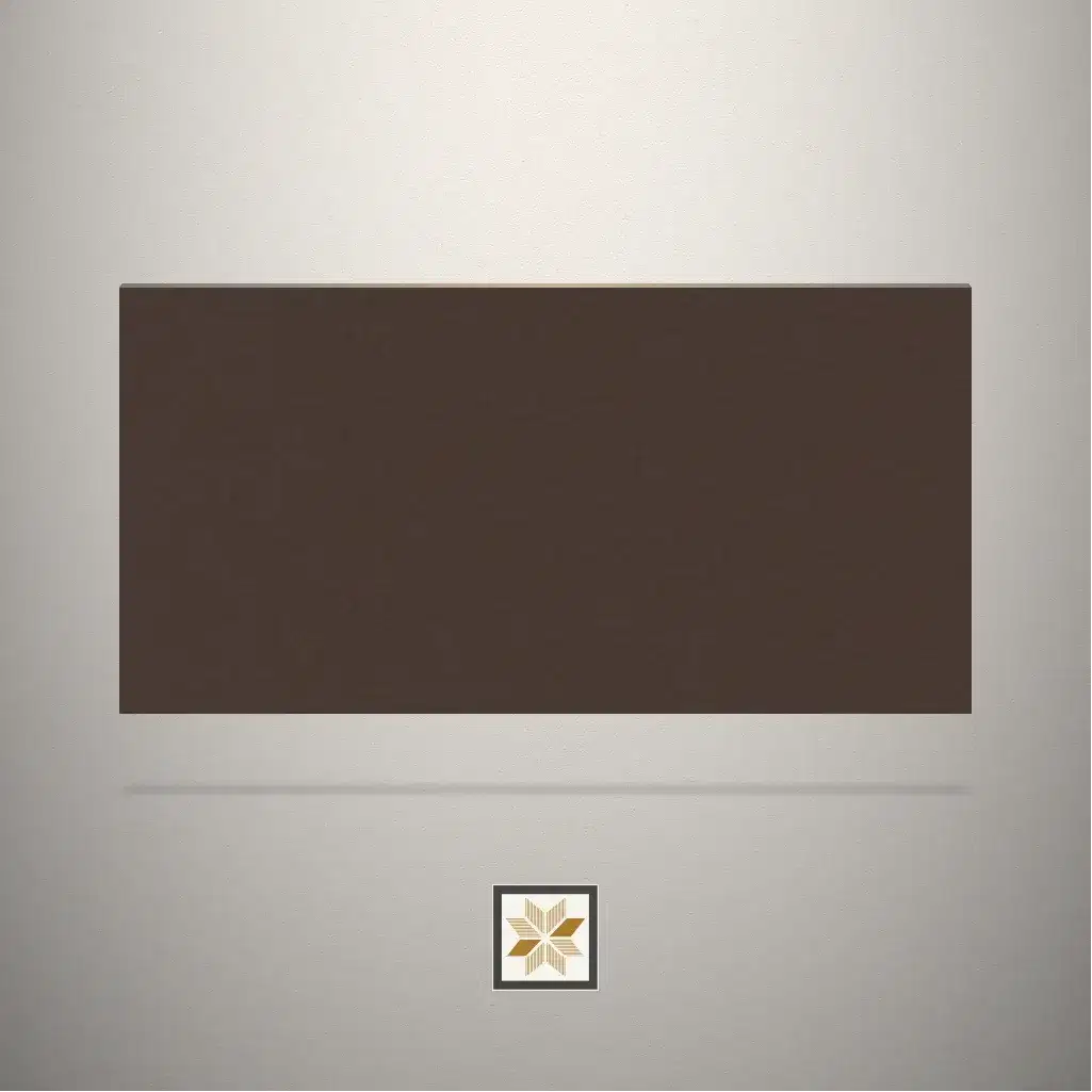 High Gloss Silk Brown Solid Color Brown Laminate (8x4 feet,1.5 mm): LM-15988-0