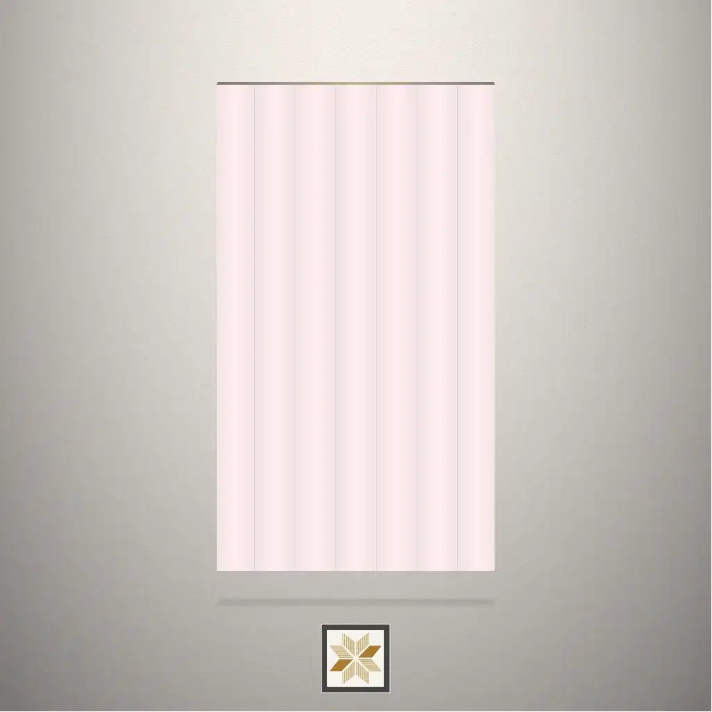 High Gloss Pristine Pleat Fluted Cream Laminate (8x4 feet,2.5 mm): LM-16012-0