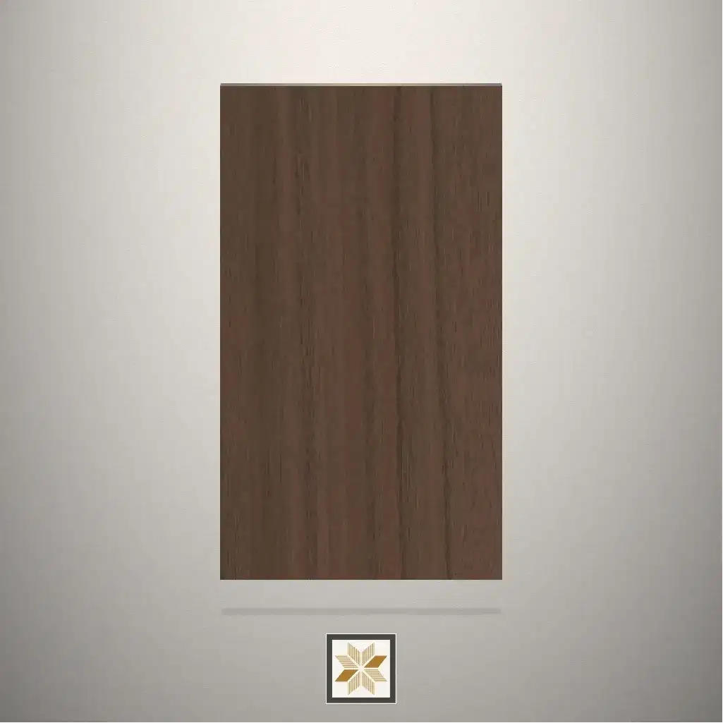 Textured Swamp Chestnut Dark Wooden Brown Laminate (8x4 feet,0.8 mm): LM-16287-0