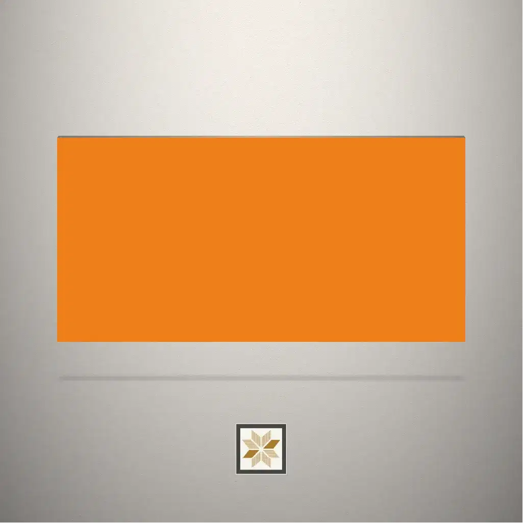 Textured Orange Solid Color Orange Laminate (8x4 feet,0.8 mm): LM-16810-0