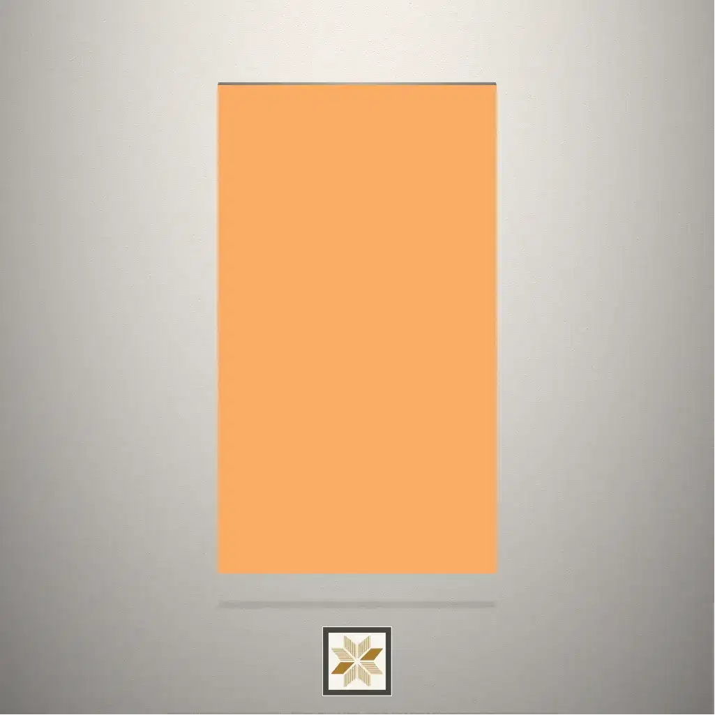 Textured Tangerine Solid Color Orange Laminate (8x4 feet,0.8 mm): LM-16891-0