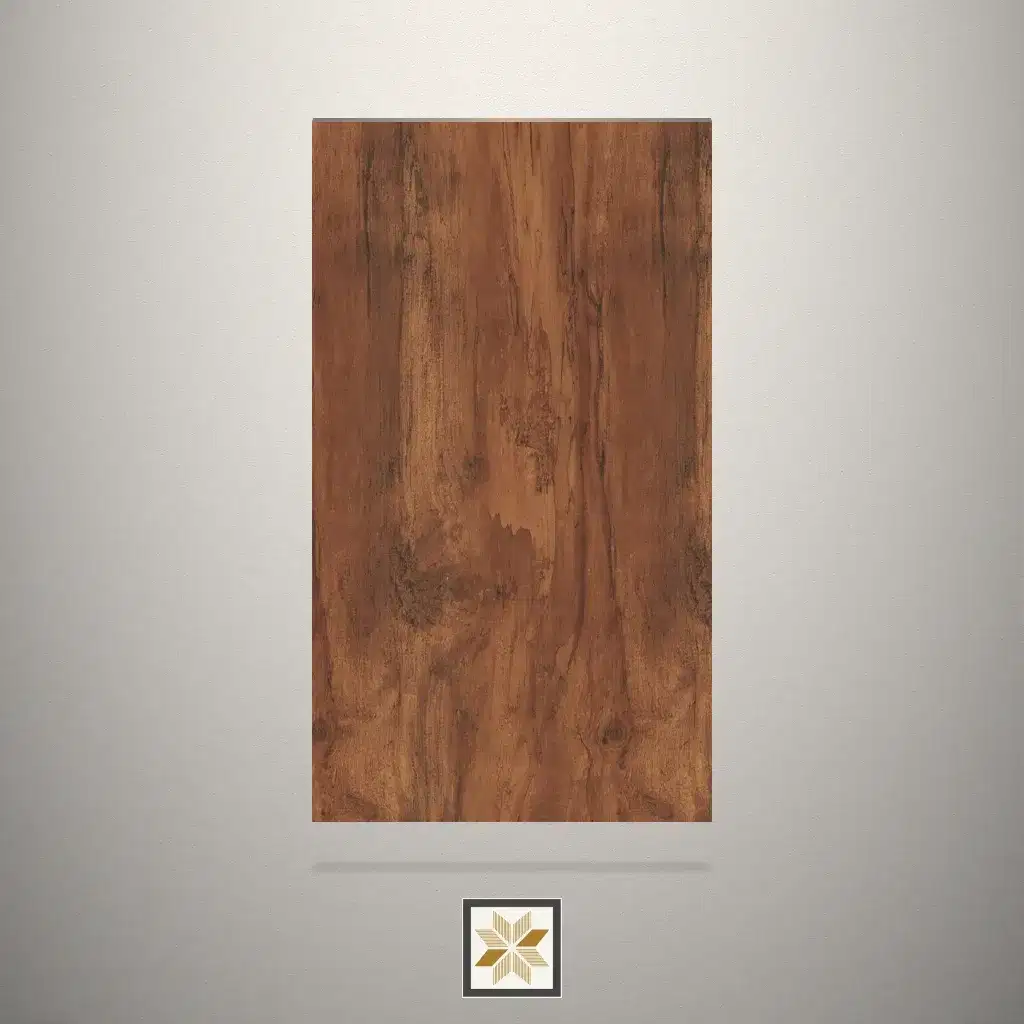High Gloss Novacento Pine Wooden Brown Laminate (8x4 feet,1 mm): LM-17201-C-0