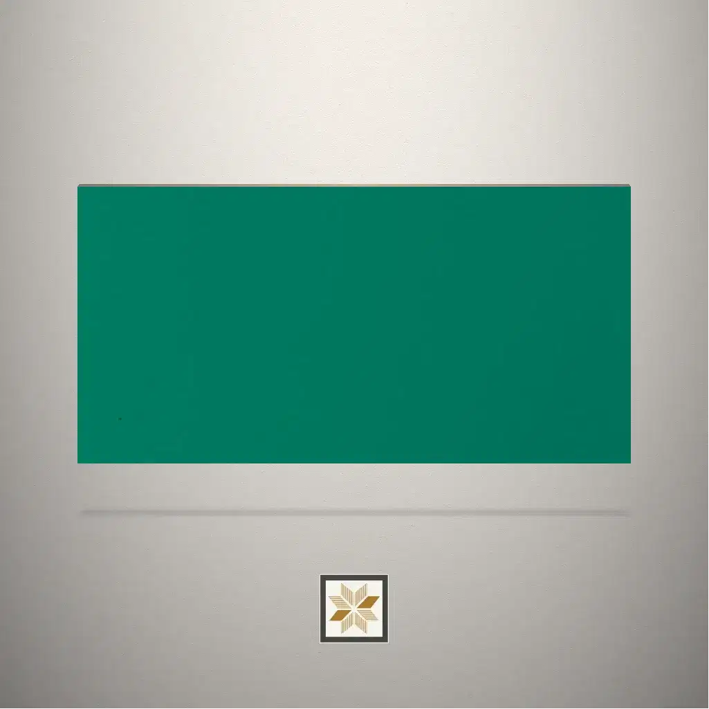 High Gloss Sea Green Solid Color Green Laminate (8x4 feet,1 mm): LM-17843-0