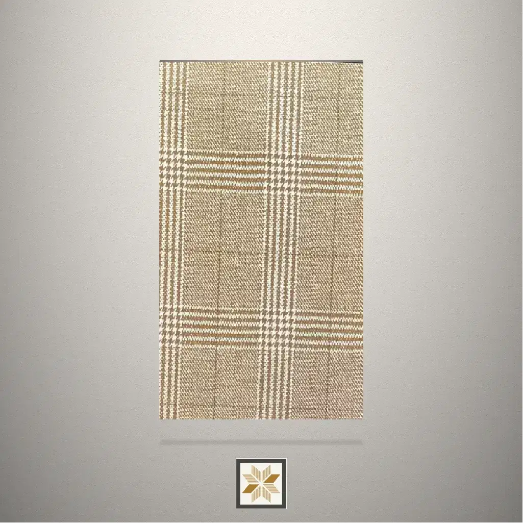 Fabric Linen Brown Laminate (8x4 feet,0.72 mm): LM-17855-0