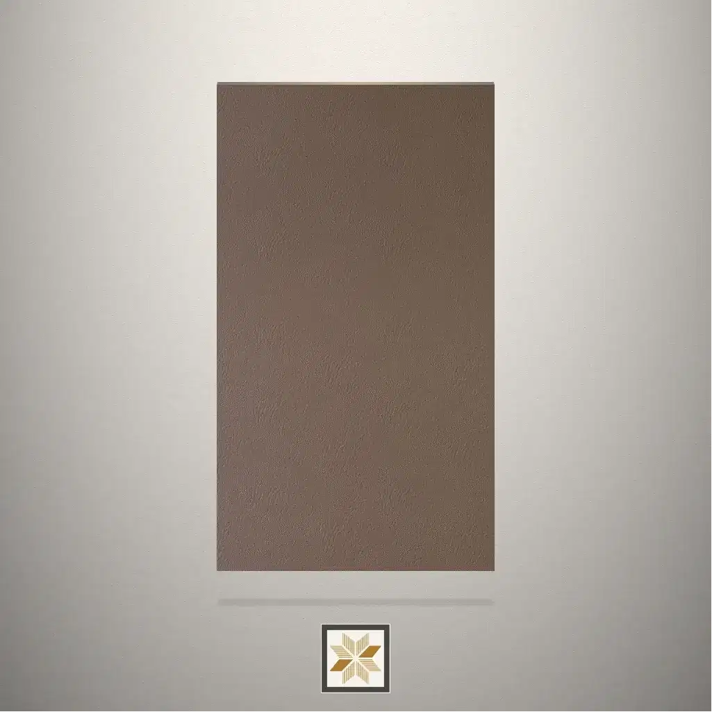 Leather Iced Coffee Leather Brown Laminate (8x4 feet,2 mm): LM-18131-0