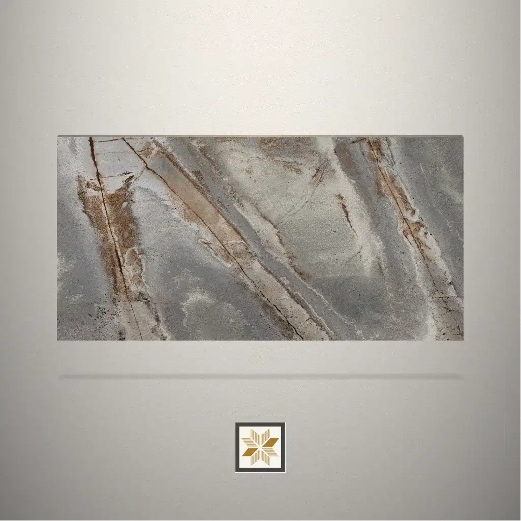 Textured Marble Brown Laminate (8x4 feet,1.25 mm): LM-18304-0