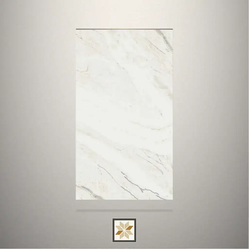 Textured Brunt Wood Marble White Laminate (8x4 feet,1 mm): LM-18364-0