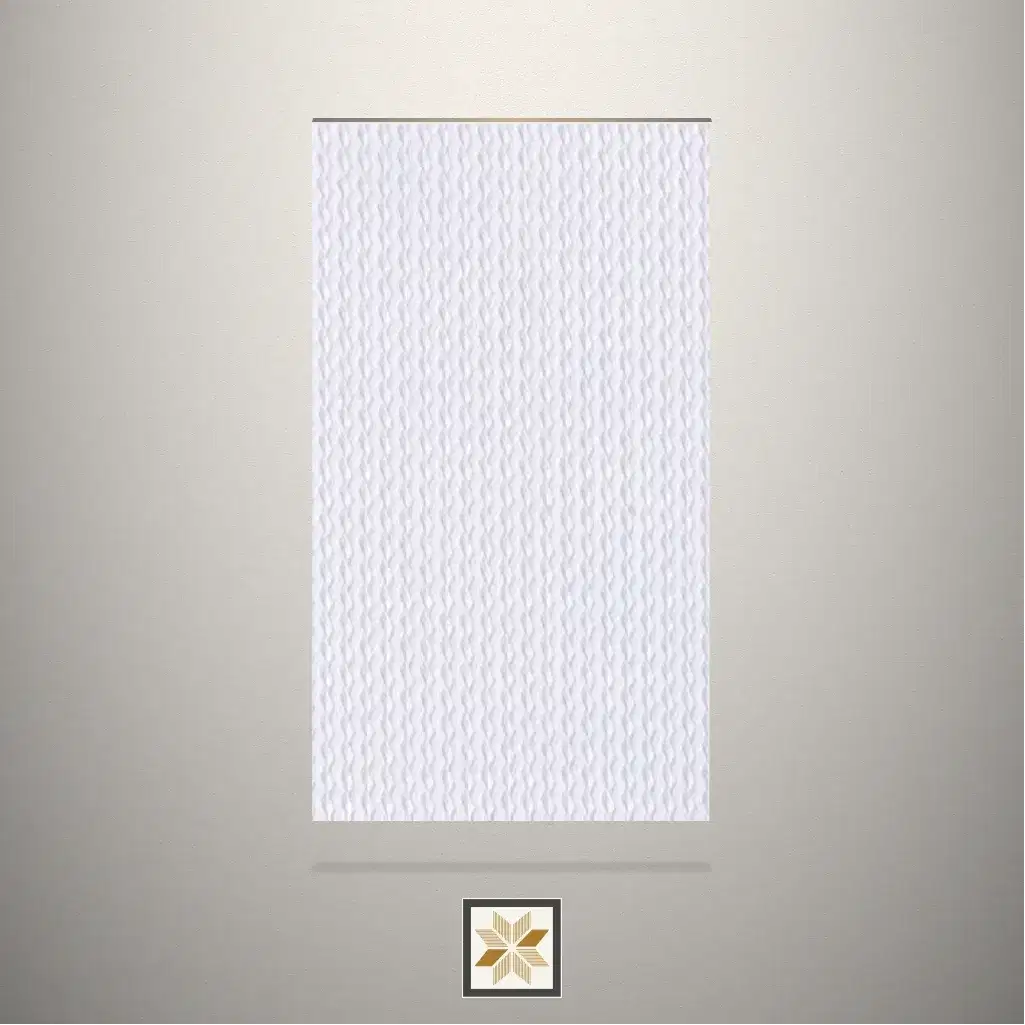 Textured Pattern White Laminate (8x4 feet,1.25 mm): LM-18538-0