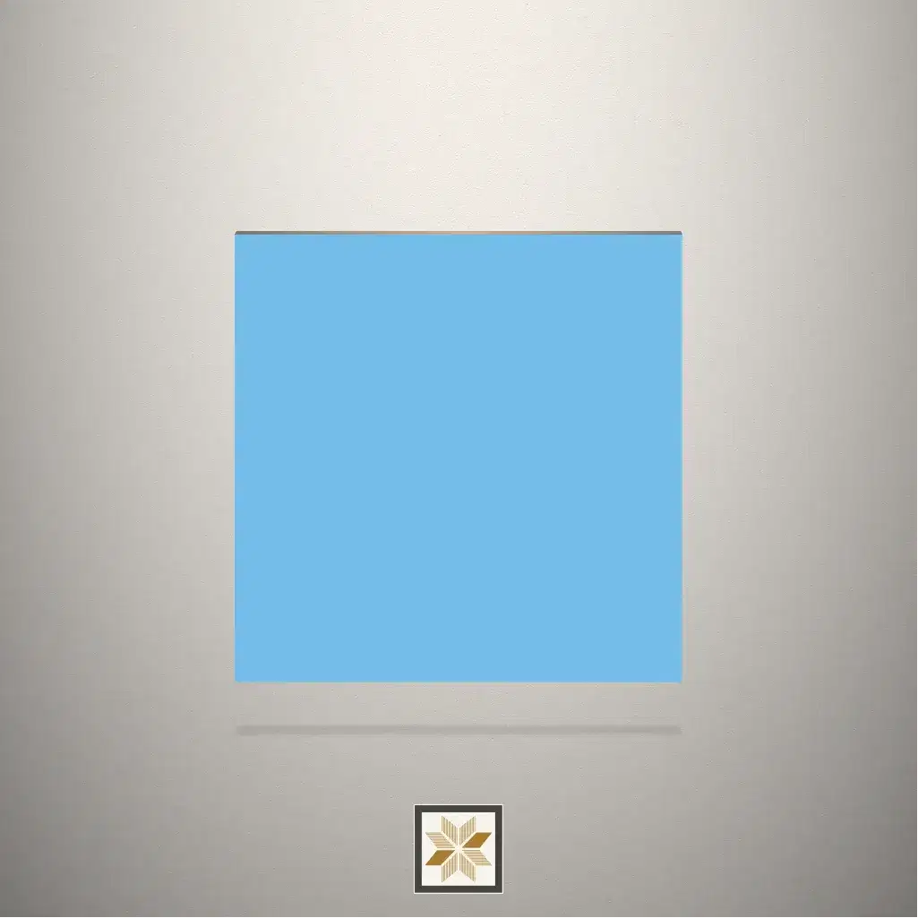 High Gloss Solid Color Blue Laminate (8x4 feet,1.5 mm): LM-18572-0