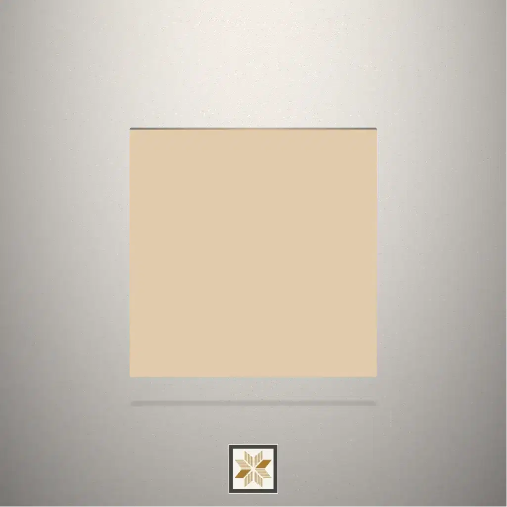 High Gloss Solid Color Beige Laminate (8x4 feet,1.25 mm): LM-18583-0