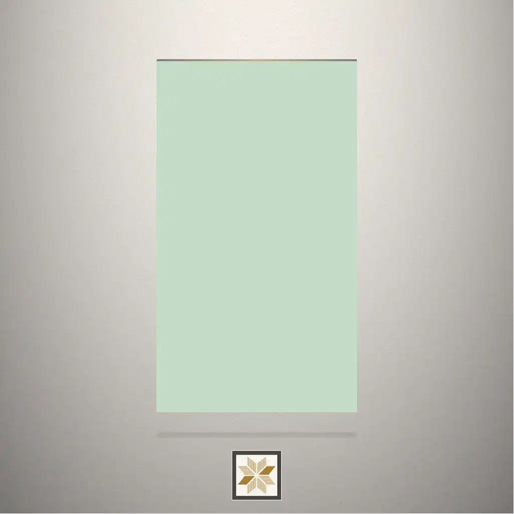 High Gloss French Mint Solid Color Green Laminate (8x4 feet,1.5 mm): LM-18638-0