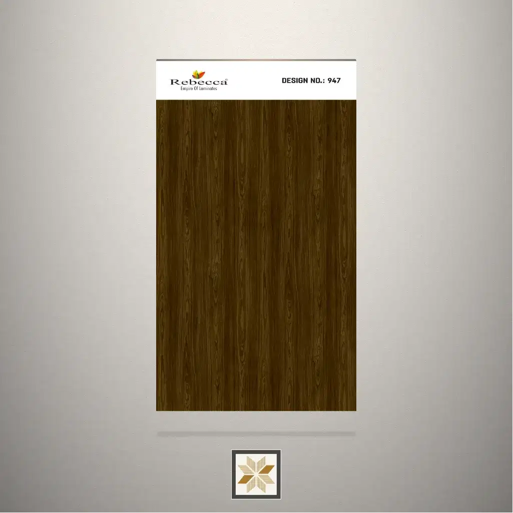 Textured Burnt Rosewood Wooden Brown Laminate (8x4 feet,1 mm): LM-18867-0